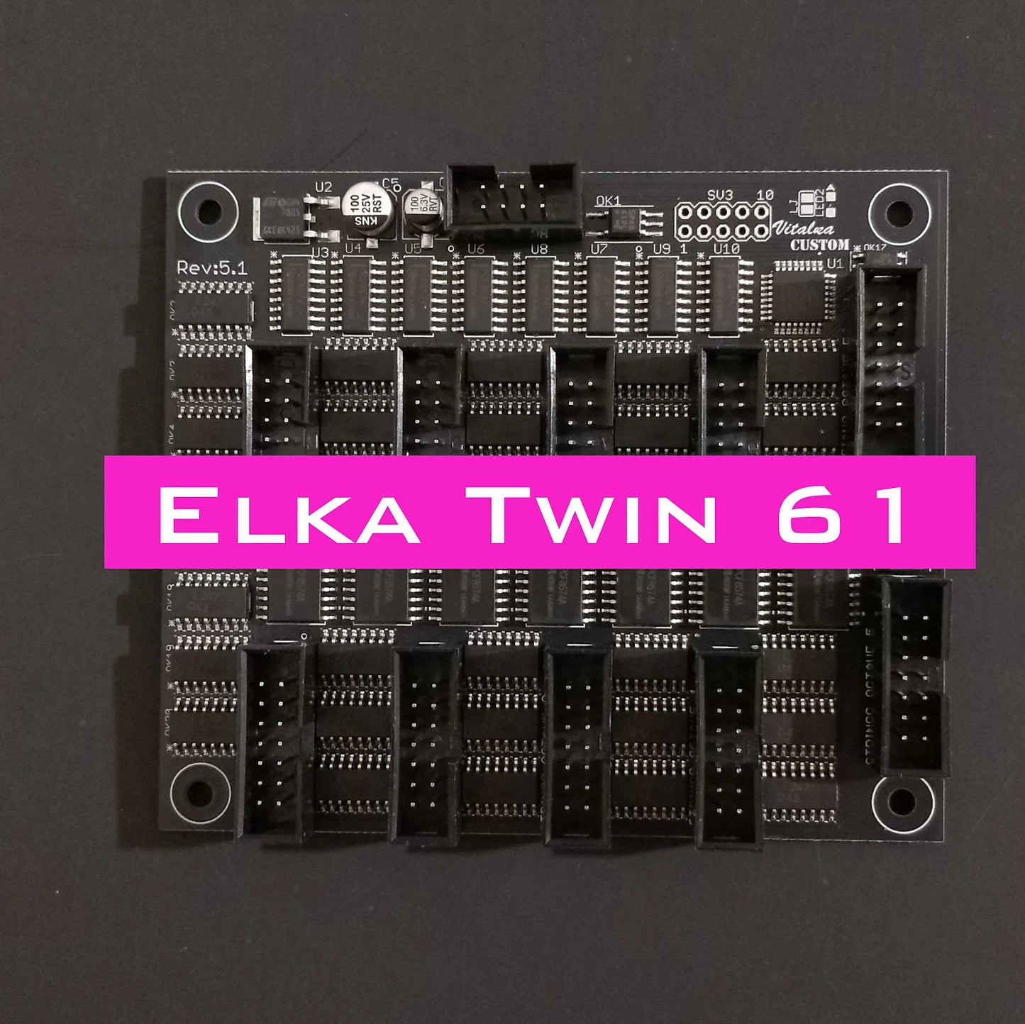 Elka Twin61 MIDI kit retrofit Vitalka Custom