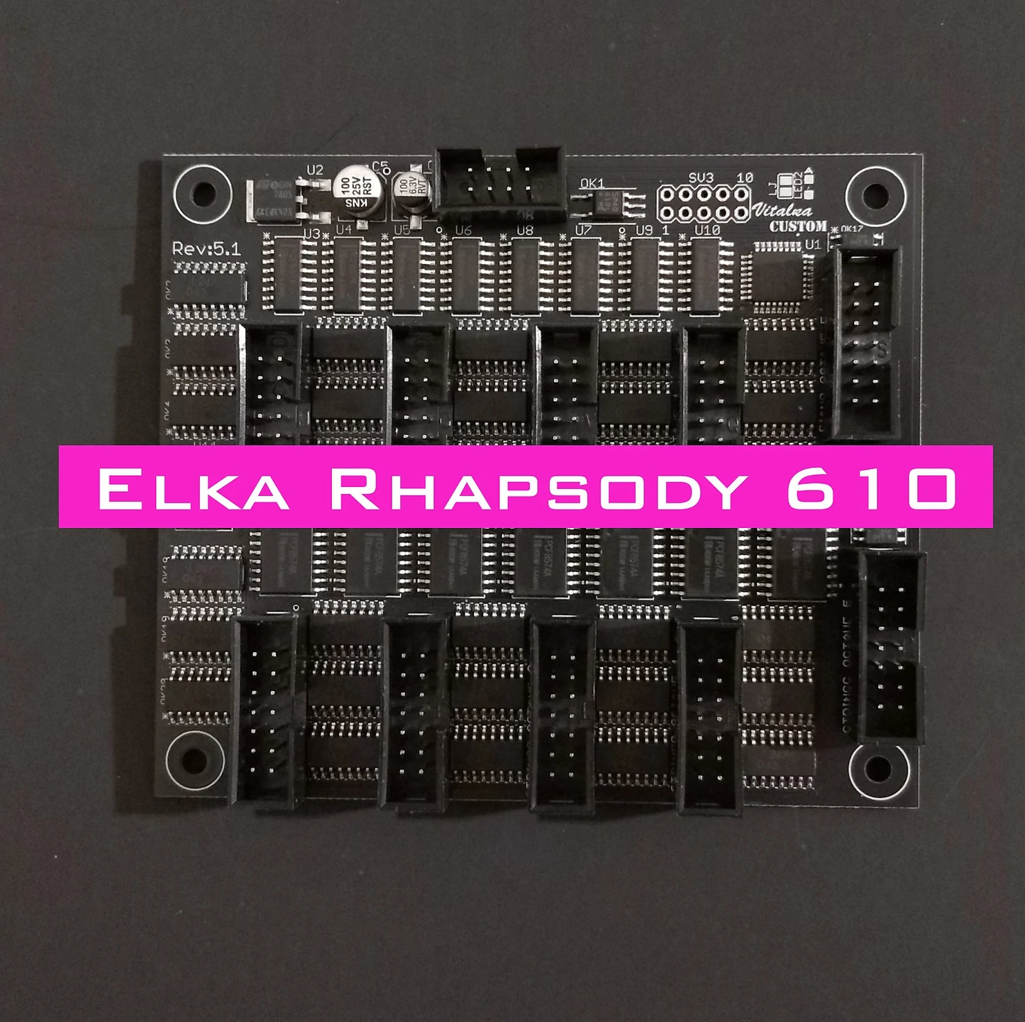 Elka Rhapsody 610 MIDI kit retrofit Vitalka Custom