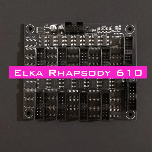 Elka Rhapsody 610 MIDI kit retrofit Vitalka Custom