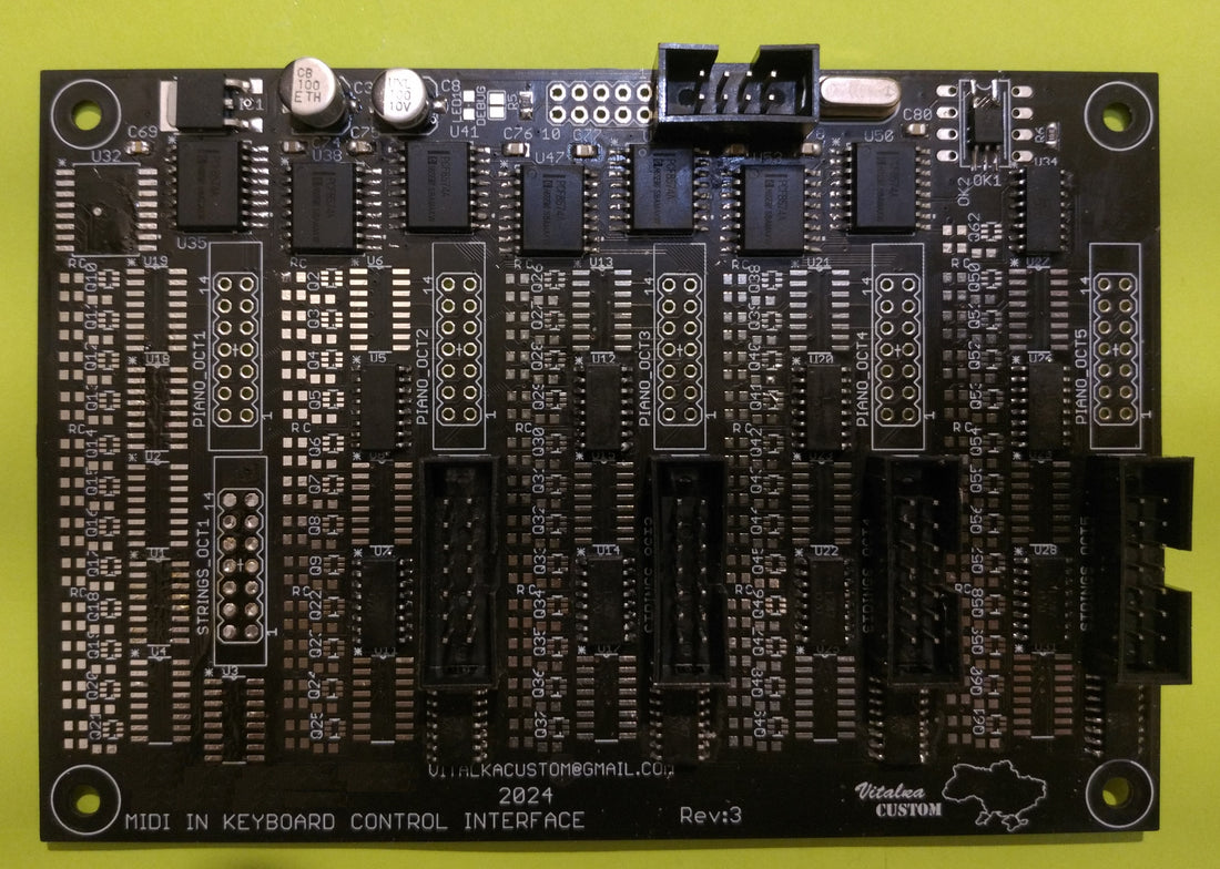 Crumar Performer/Stratus/Trilogy MIDI retrofit installation manual Vitalka Custom Rev3 legacy