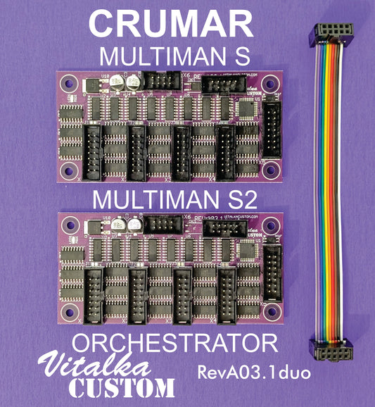Crumar Orchestrator, Multiman S, Multiman S2 MIDI kit dual channel (A03.1)