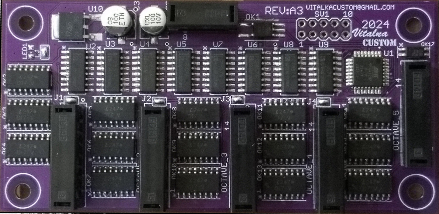 Moog Opus 3 MIDI kit retrofit