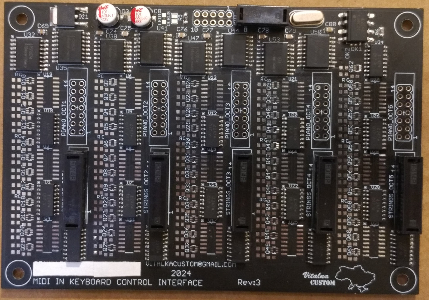 Crumar Performer/Stratus/Trilogy MIDI retrofitVitalka Custom