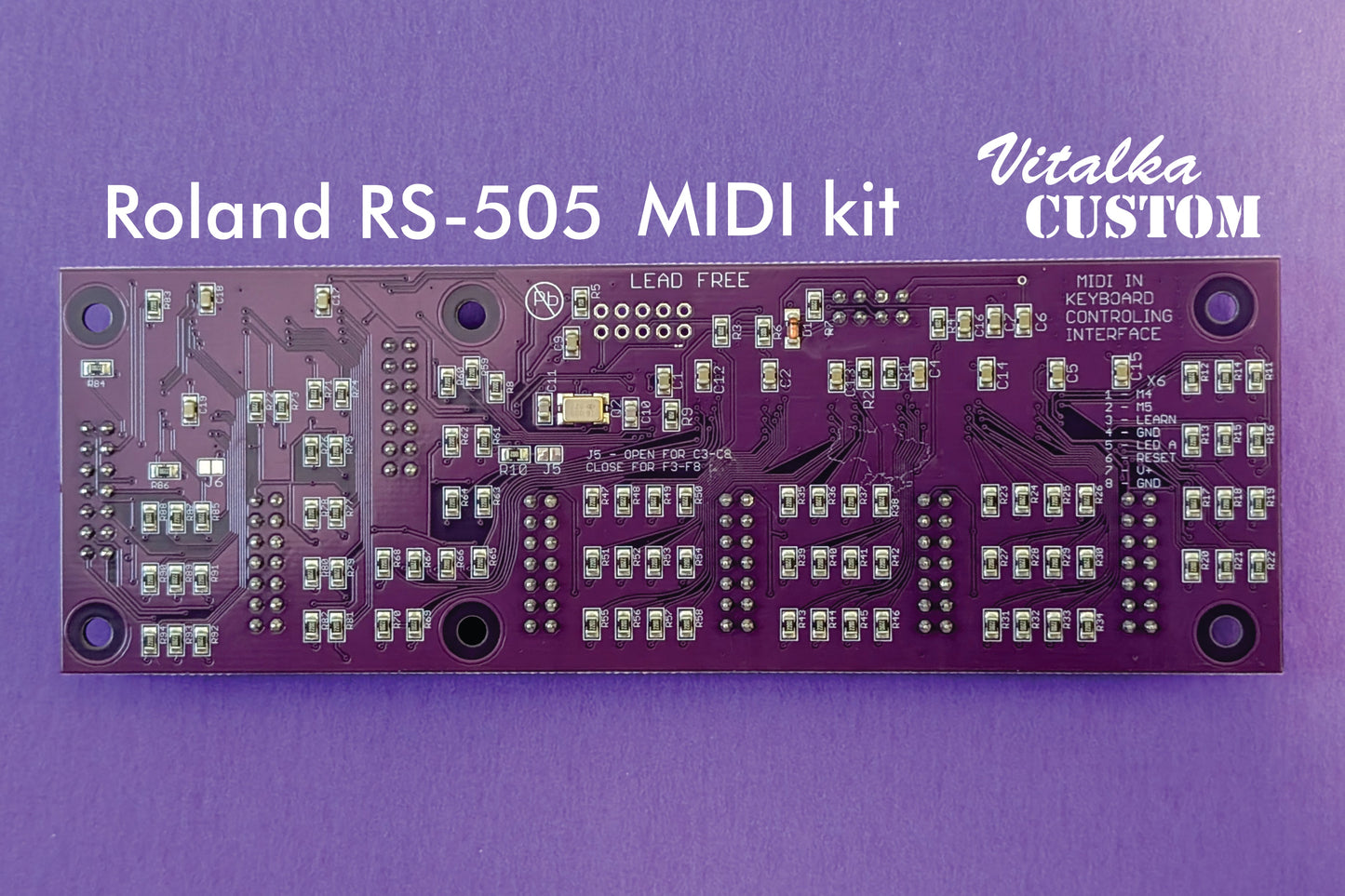 Roland RS-505 MIDI kit RevA04.0